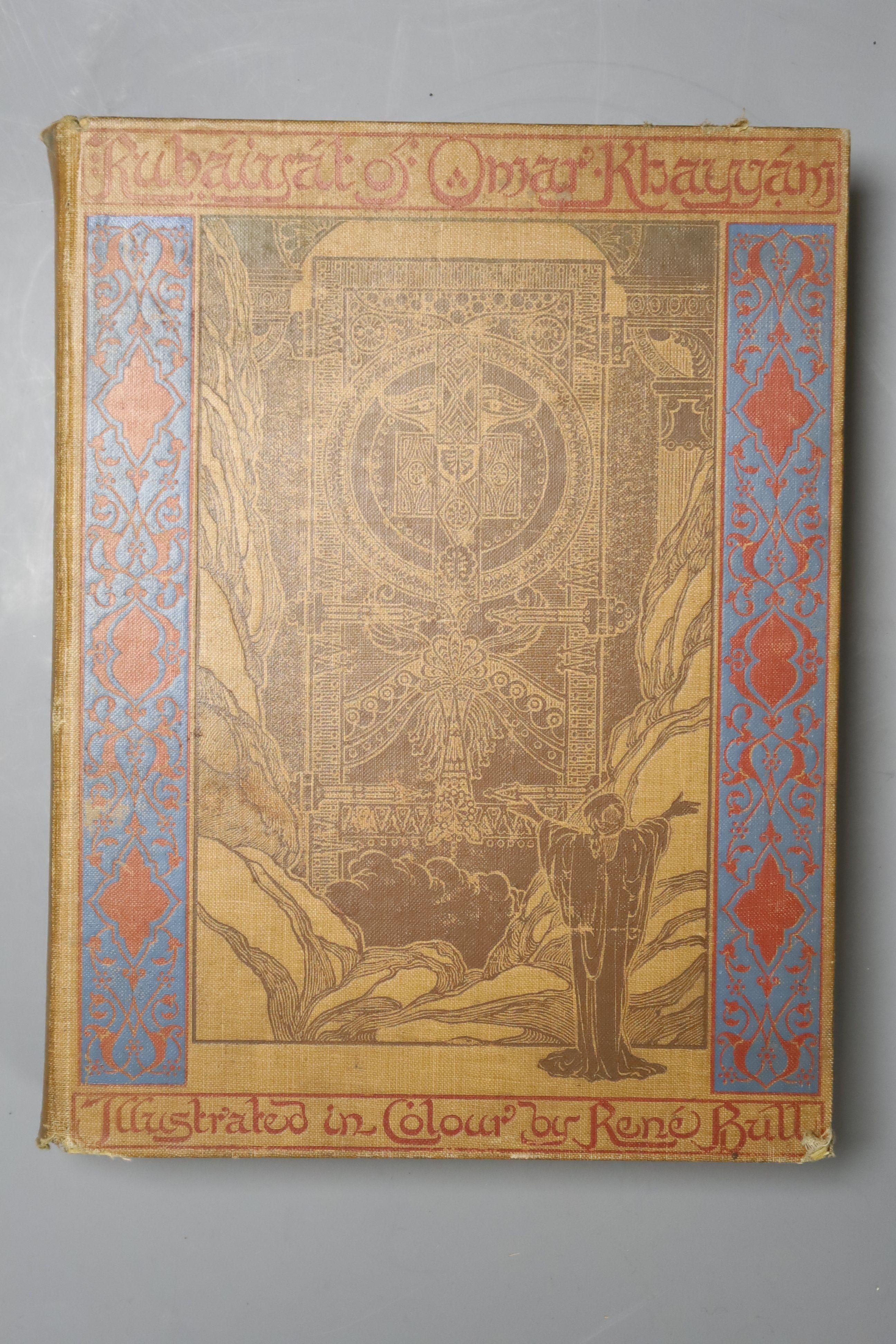 Evans (Sebastian), The High History of the Holy Grail, illustrated by Jessie King, pictorial vellum, number 14 of the English edition, Dent [1903] and The Rubiayat of Omar Khayyam